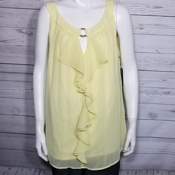 AGB Tops - NWT AGB Woman Sleeveless Top Blouse Plus Size 1X